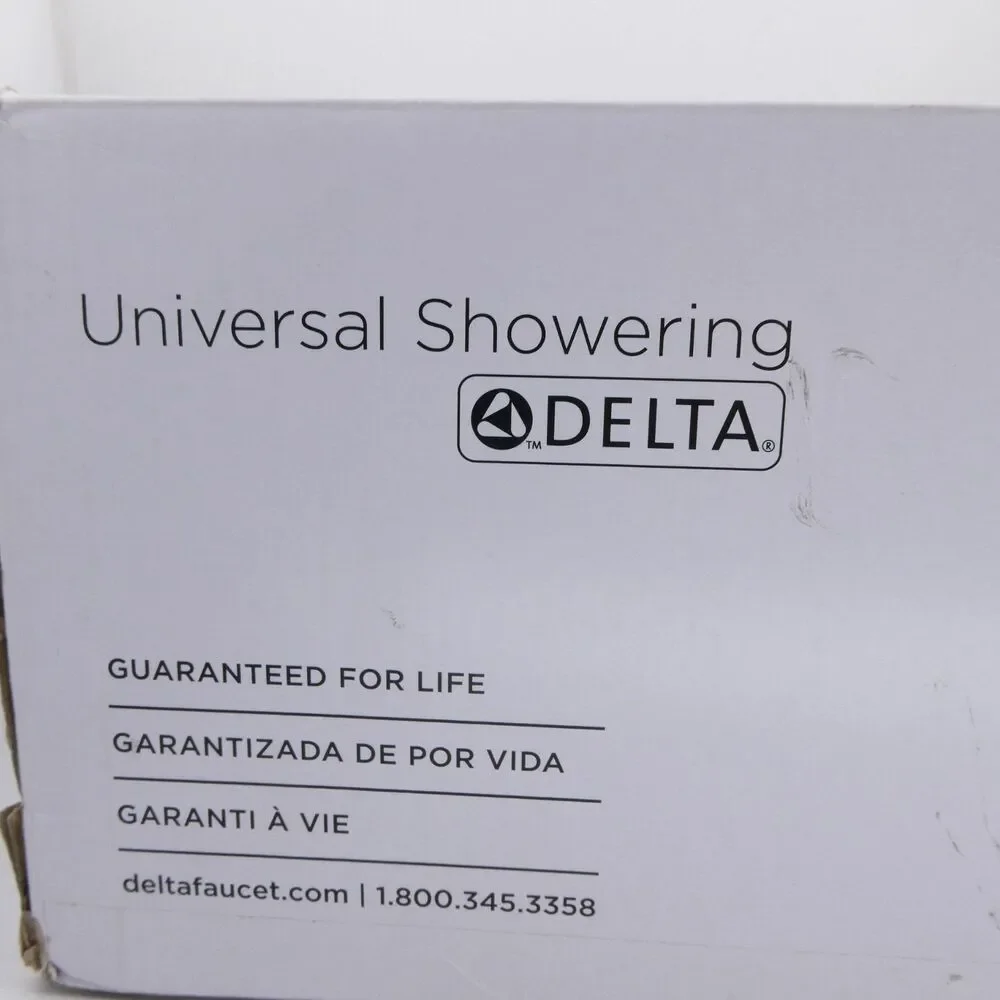 Delta 6-Setting In2ition 2-in-1 Dual Shower Head w/ProClean #75655 Chrome NOB